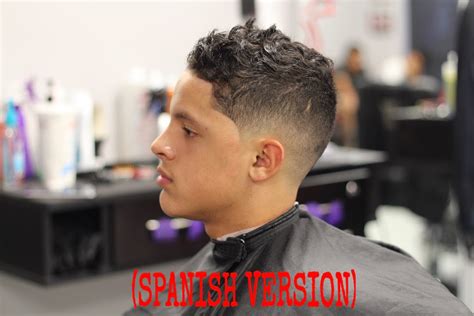 fade in spanish haircut|curly hair in spanish.